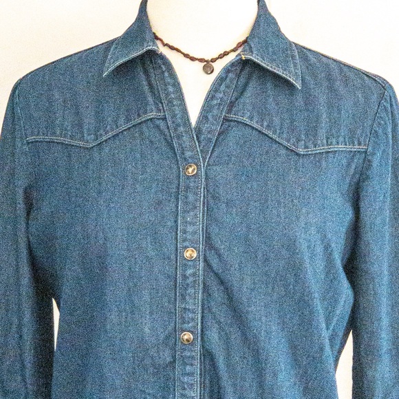 liz claiborne denim shirt